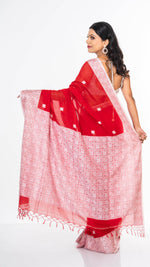Load image into Gallery viewer, Cotton Khadi saree