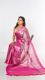 Load image into Gallery viewer, Tissue Silk Saree