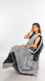 Load image into Gallery viewer, Cotton Khadi saree