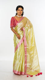 Load image into Gallery viewer, Tissue Silk Saree
