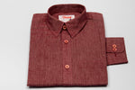 Load image into Gallery viewer, Elegant Mahroon Khadi Shirts