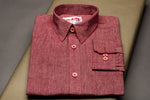 Load image into Gallery viewer, Elegant Mahroon Khadi Shirts