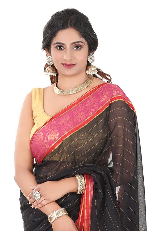 Pixie stripe Saree