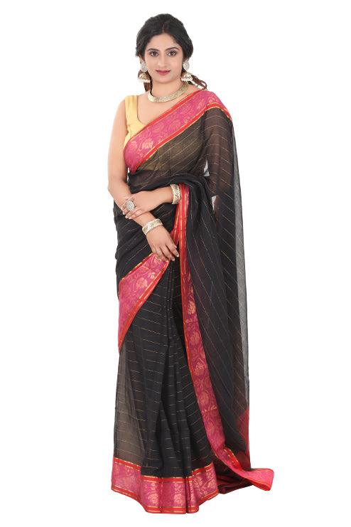 Pixie stripe Saree