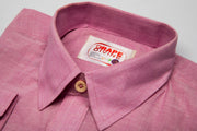 Elegant Pink Cotton Shirt