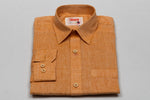 Load image into Gallery viewer, Elegant Orange Khadi Shirt
