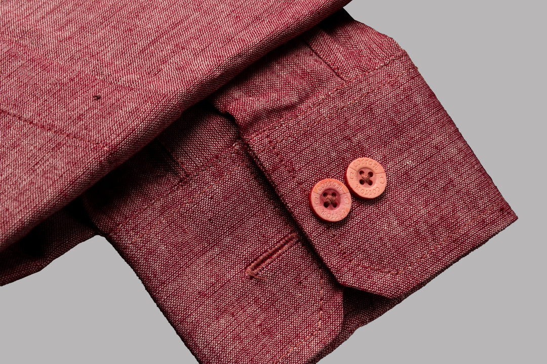 Elegant Mahroon Khadi Shirts