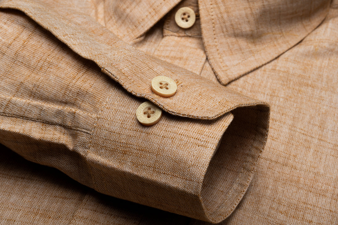 Elegant Brown Khadi Shirts