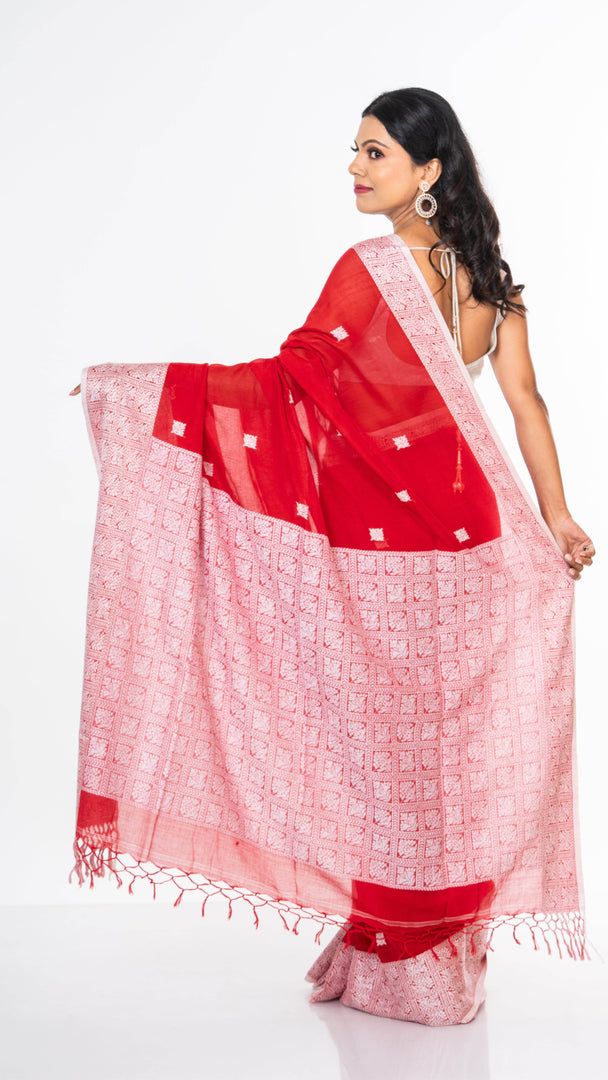 Cotton Khadi saree