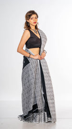Load image into Gallery viewer, Cotton Khadi saree
