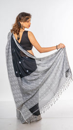 Load image into Gallery viewer, Cotton Khadi saree
