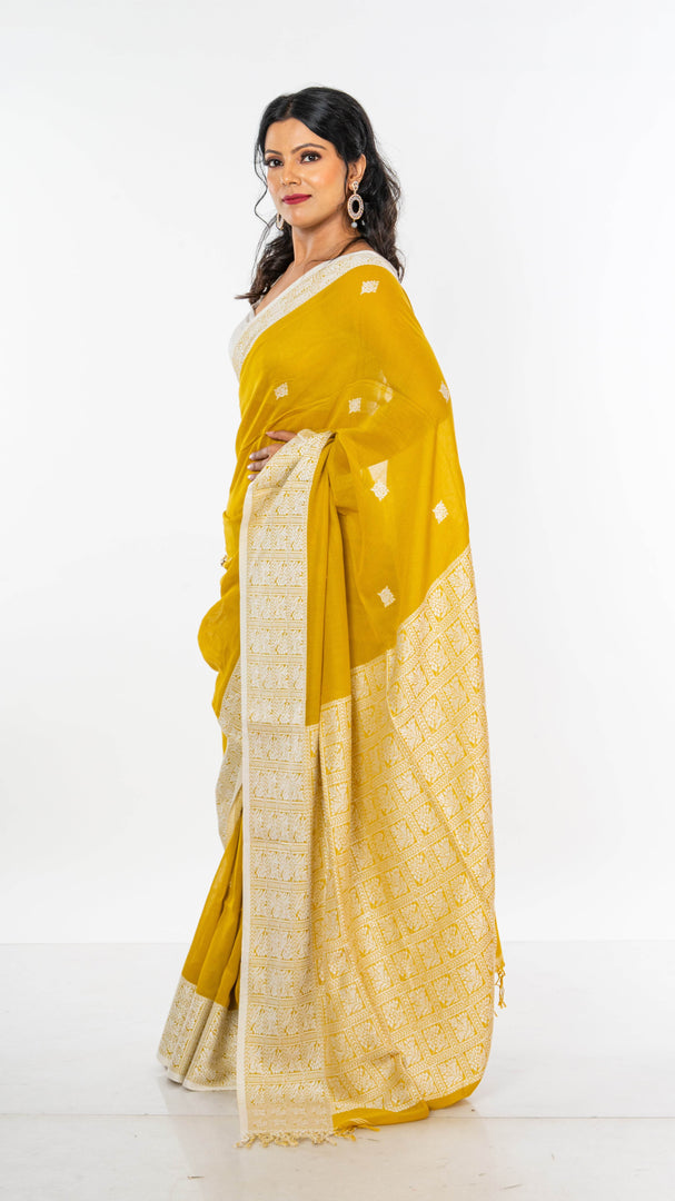 Cotton Khadi saree