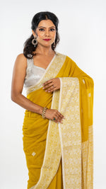 Load image into Gallery viewer, Cotton Khadi saree
