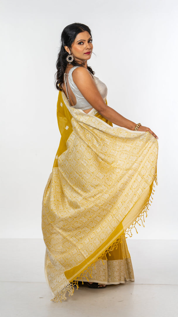 Cotton Khadi saree