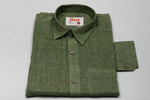 Load image into Gallery viewer, Elegant Dark Green Cotton Shirts
