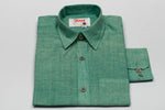 Load image into Gallery viewer, Elegant Green Cotton Shirts
