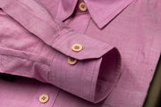 Elegant Pink Cotton Shirt