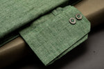 Load image into Gallery viewer, Elegant Dark Green Cotton Shirts
