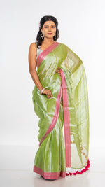 Load image into Gallery viewer, Tissue Silk Saree
